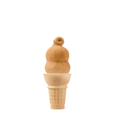 Cinnamon Toast Crunch Dipped Cone with Cinnadust