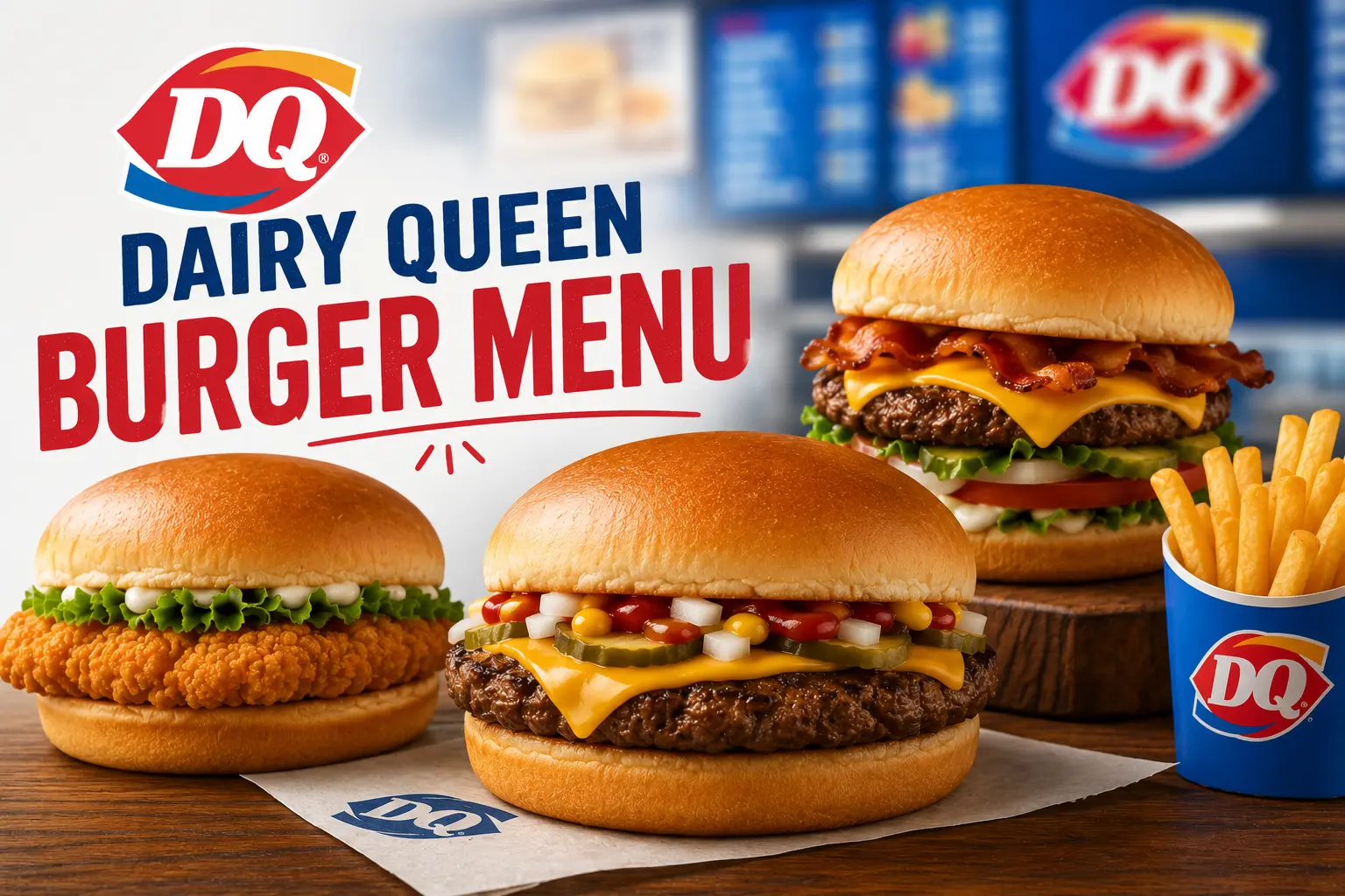 Dairy Queen Burger Menu