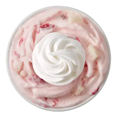 Strawberry Angel Food Cake Blizzard Treat